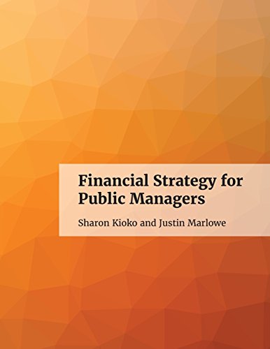 Large book cover: Financial Strategy for Public Managers