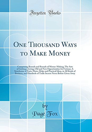 Large book cover: One Thousand Ways To Make Money