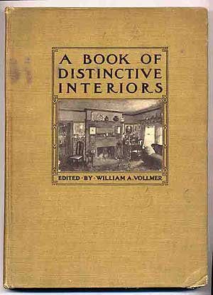 Large book cover: A Book of Distinctive Interiors