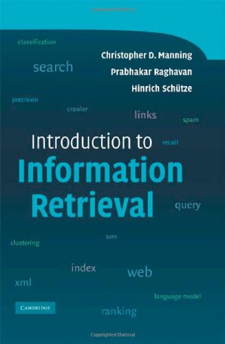 Large book cover: Introduction to Information Retrieval