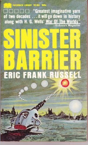 Large book cover: Sinister Barrier