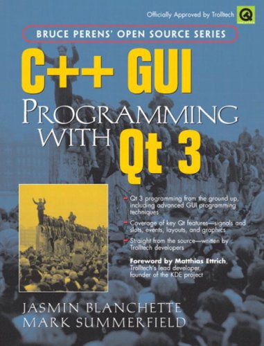 Large book cover: C++ GUI Programming with Qt 3