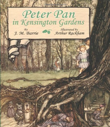 Large book cover: Peter Pan in Kensington Gardens