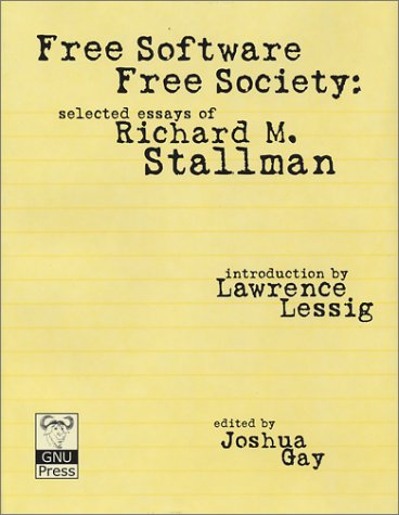 Large book cover: Free Software, Free Society