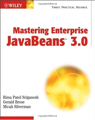 Large book cover: Mastering Enterprise JavaBeans 3.0