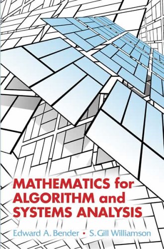 Large book cover: Mathematics for Algorithm and Systems Analysis