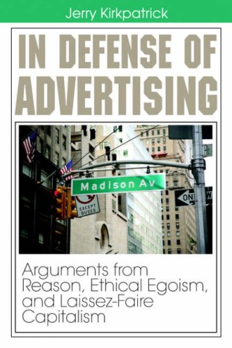 Large book cover: In Defense of Advertising