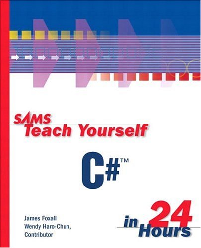 Large book cover: Sams Teach Yourself C# in 24 Hours