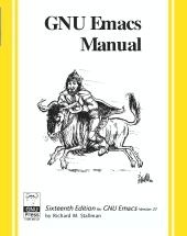 Large book cover: GNU Emacs Manual
