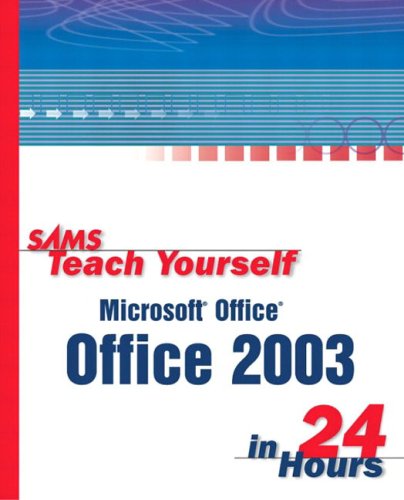 Large book cover: Sams Teach Yourself Microsoft Office 2003 in 24 Hours