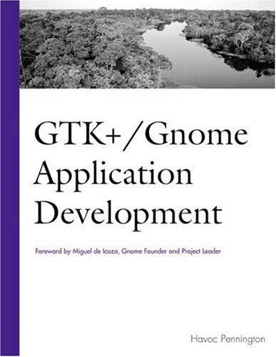 Large book cover: GTK+/Gnome Application Development