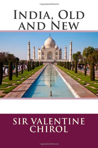 Large book cover: India, Old and New