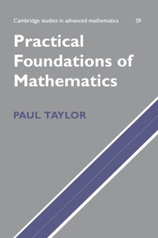 Large book cover: Practical Foundations of Mathematics