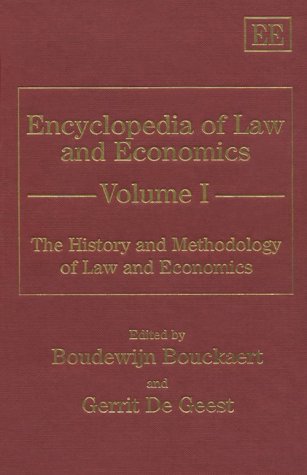 Large book cover: Encyclopedia of Law and Economics