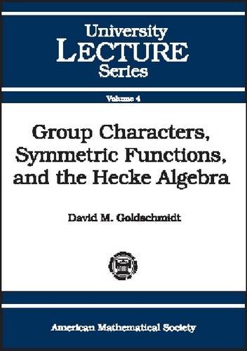 Large book cover: Group Characters, Symmetric Functions, and the Hecke Algebra