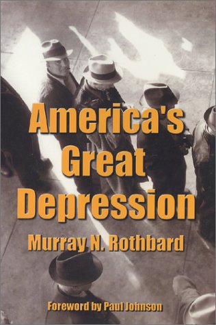 Large book cover: America's Great Depression