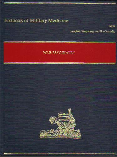 Large book cover: War Psychiatry (Textbooks of Military Medicine)