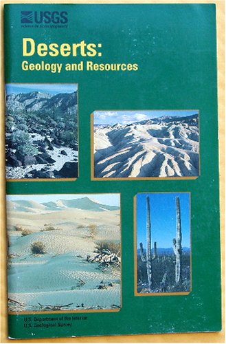 Large book cover: Deserts: Geology and Resources