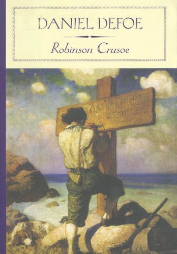 Large book cover: Robinson Crusoe