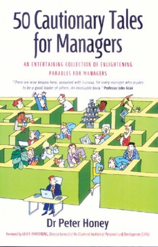 Large book cover: 50 Cautionary Tales for Managers