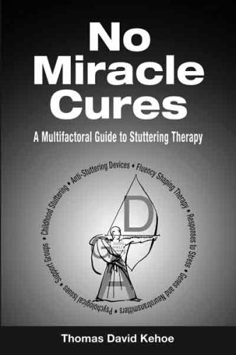 Large book cover: No Miracle Cures: A Multifactoral Guide to Stuttering Therapy