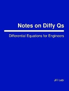 Large book cover: Notes on Diffy Qs: Differential Equations for Engineers