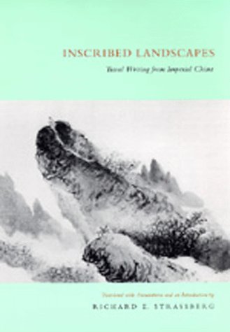 Large book cover: Inscribed Landscapes: Travel Writing from Imperial China