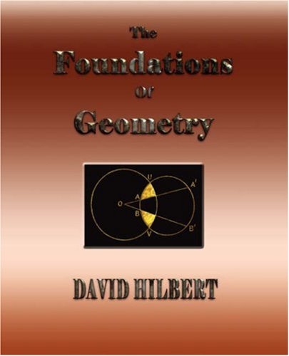 Large book cover: The Foundations of Geometry