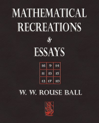 Large book cover: Mathematical Recreations and Essays