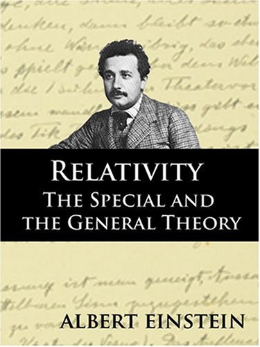 Large book cover: Relativity: The Special and General Theory