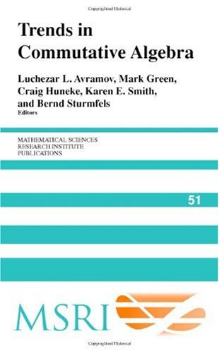 Large book cover: Trends in Commutative Algebra