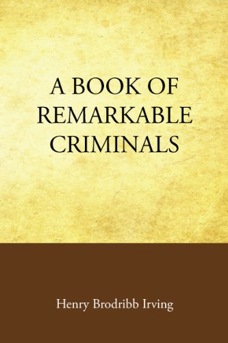 Large book cover: A Book of Remarkable Criminals