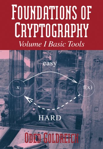 Large book cover: Foundations of Cryptography