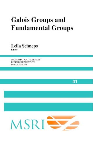 Large book cover: Galois Groups and Fundamental Groups