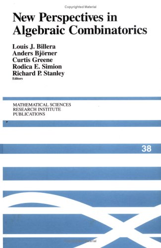 Large book cover: New Perspectives in Algebraic Combinatorics