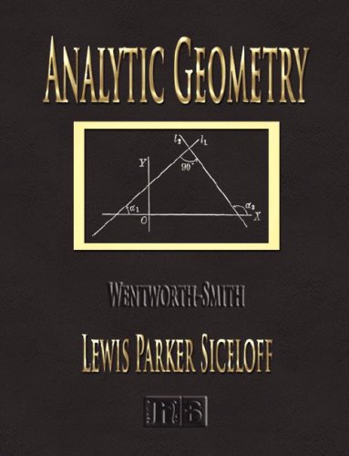 Large book cover: Analytic Geometry
