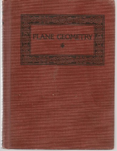 Large book cover: Plane Geometry
