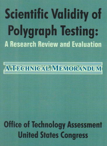 Large book cover: Scientific Validity of Polygraph Testing