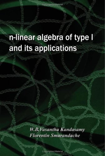Large book cover: n-Linear Algebra of Type I and Its Applications