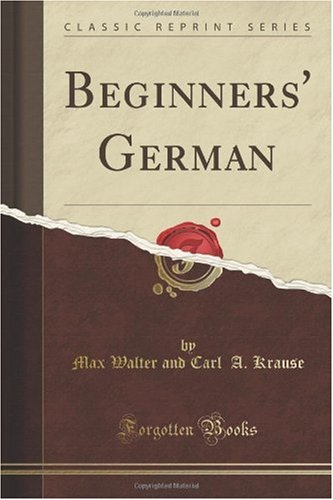 Large book cover: Beginners' German