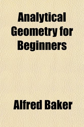 Large book cover: Analytical Geometry for Beginners