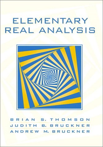 Large book cover: Elementary Real Analysis