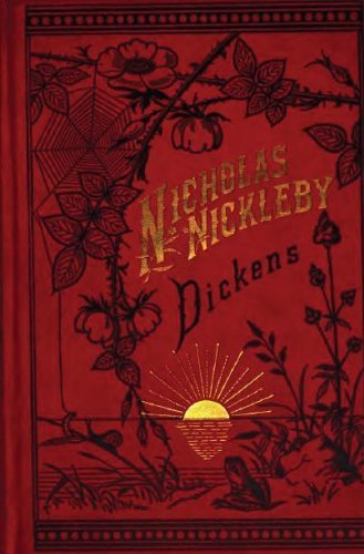 Large book cover: The Life and Adventures of Nicholas Nickleby