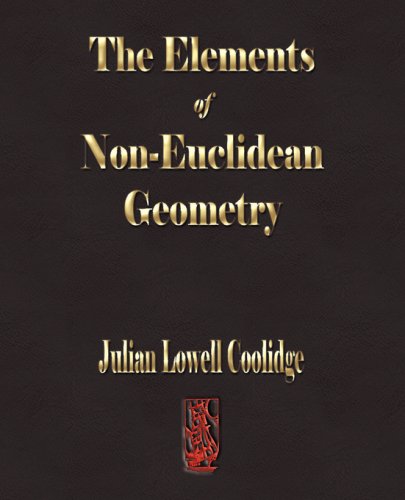 Large book cover: The Elements Of Non-Euclidean Geometry