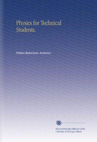 Large book cover: Physics for Technical Students