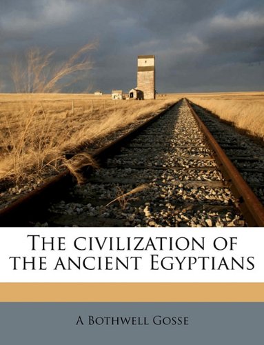 Large book cover: The Civilization of the Ancient Egyptians