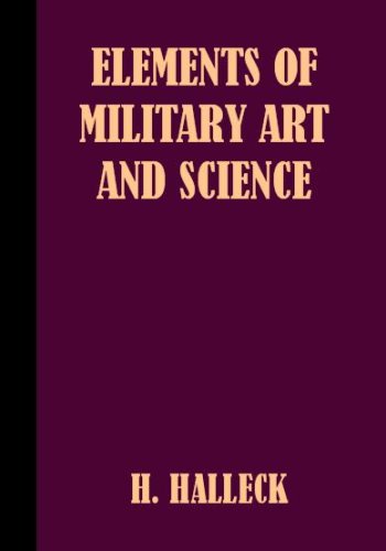 Large book cover: Elements of Military Art and Science