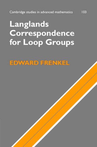 Large book cover: Langlands Correspondence for Loop Groups