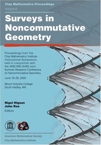 Large book cover: Surveys in Noncommutative Geometry