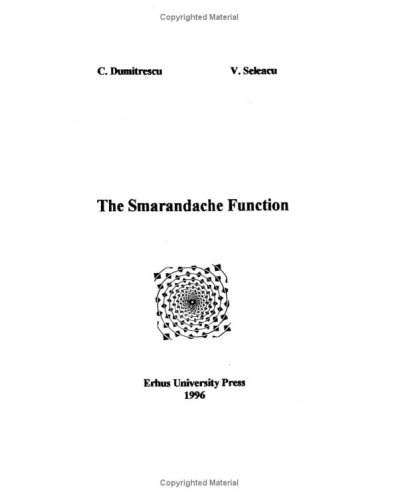 Large book cover: The Smarandache Function